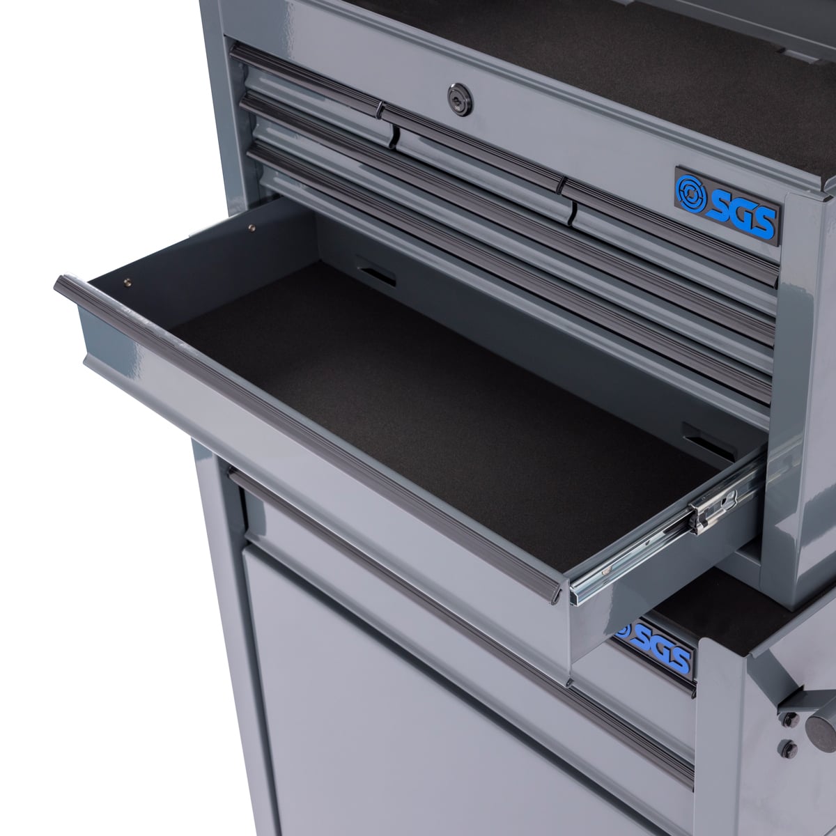 SGS Mechanics 8 Drawer Tool Box Chest & Roller Cabinet | Grey
